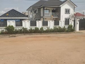 4 Bedroom House with a boys quarters for sale at Haatso 