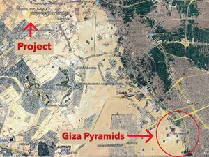 45.66 acres/184,800 sq meters for sale in Cairo