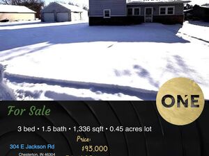 TWO-STORY FIXER-UPPER ON DOUBLE LOT | 3 BEDS, 2 BATHS 