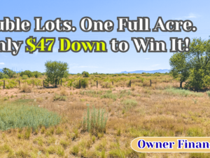 Double 0.50-Acre Deal Totaling 1 Acre For Just $47/Down