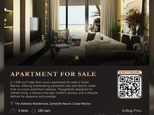 3 BHK Apartment for sale in The Address Residences Jumeirah 