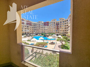 Pool view 1 bedroom apartment with terrace 