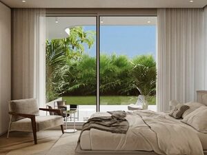 Beachfront 2-Bedroom-Apartment with sea view in Somabay