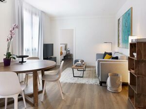 Stylish, modern apartments include free Wi-Fi