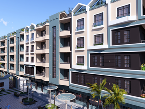 1bedroom apartment 70sqm pool view for sale,hurghada,red sea