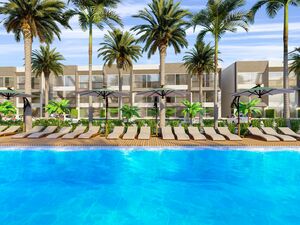 Pool view 2-Bedroom Apartment for sale in North Cyprus 