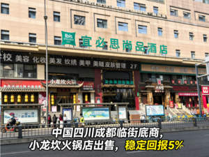 Prime Street-side Commercial Property in Chengdu, Sichuan CH