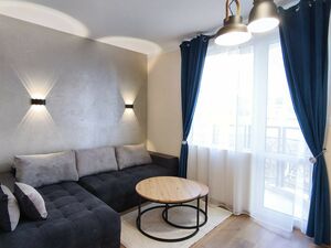 Sea View Modern furnished studio with balcony 