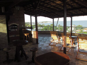 Ocean View House in Brazil – Terrace & Gourmet Area