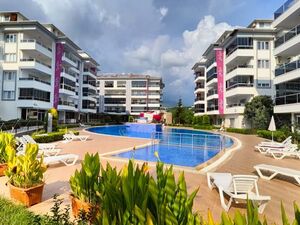 150m to Beach Luxury 1+1 in Kestel