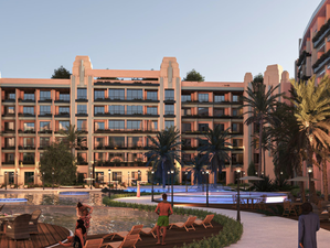 studio apartment 51sqm back view for sale in hurghada