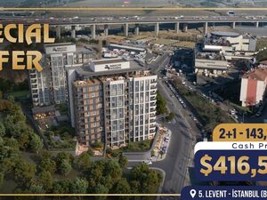 5. Levent GYO Project, delivery in 2028, very affordable apa