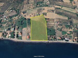 * MAGNIFICENT! * Two Coastal Land Fields in Greek Resort!