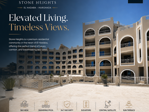 🌊 Wake Up to Stunning Sea Views at Stone Heights, Hurghada!