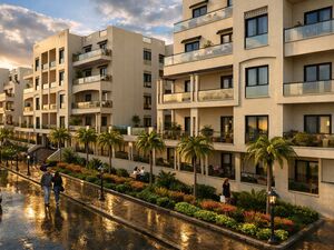 studio40m pool view alahyaa