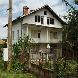 Big rural property with orchard & nice view 90 km from Sofia