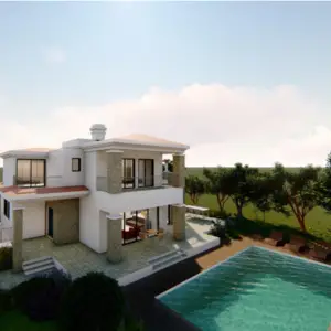 Luxury designed Villa, large property & great location 