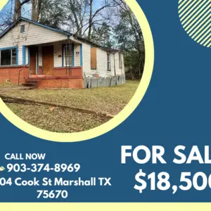 Wood sided property for sale in Marshall Tx