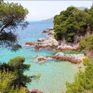 Plot on the sea Peljesac-Croatia