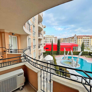Big Studio with pool view in Aphrodite Palace, Sunny Beach