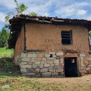 Large building plot with old house and MOUNTAIN PANORAMA OF 