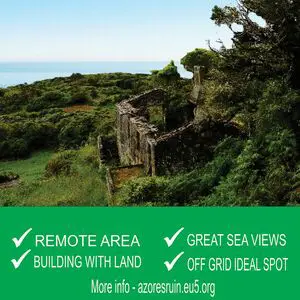 Azores Ruin with Land for Renovation Project