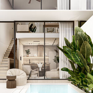 Berawa, Stunning 2BR Townhouse in New Oasis I Development