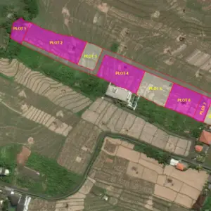 Cemagi Various Leasehold Plots with Rice Field Views