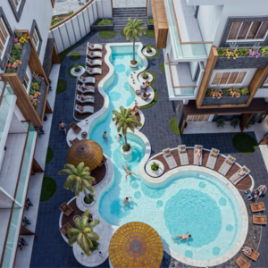 Studio with law budget and lovely views for sale .