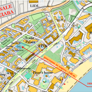 Plot in Sunny Beach Resort, Bulgaria. Very good located. 