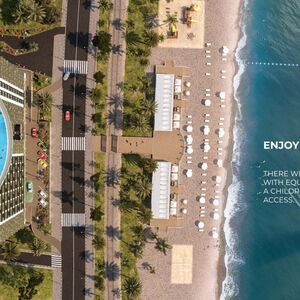 Luxury 5* Turnkey 1 Bed Apartment with beach access and sea 