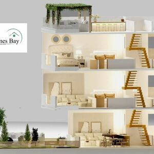 Villa with 3 bedrooms, 4 floors pool view 240 m2 inside hote