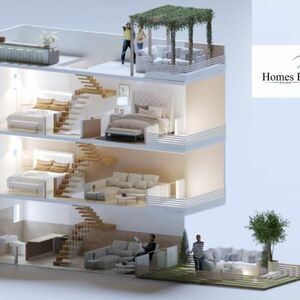 Villa with 3 bedrooms, 4 floors pool view 191 m2 inside hote