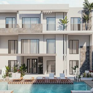  Studio 50m Pool view with private garden in magawish