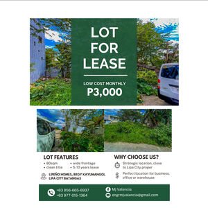 LOT FOR LEASE / RENT
