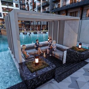  Studio 42m in elhadaba with 182.700 down payment