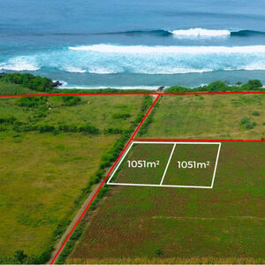 Sumbawa, Freehold - 1051m² of Beachfront Land at Ombak Surga