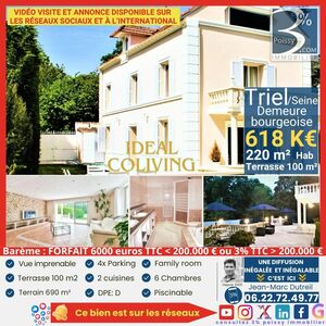 Exceptional Family House for Sale in Poissy 209m2