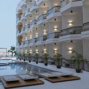 Stylish 2-Bedroom Apartment with Sea & Pool View