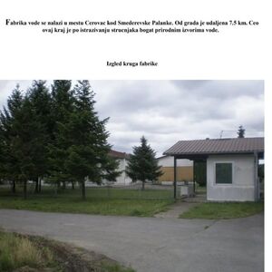 Water factory Cerovac-Smederevska Palanka