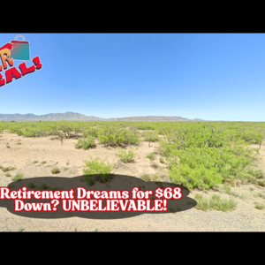Shocking Retiree Steal! 0.56 Acres of Land In Just $68/down!