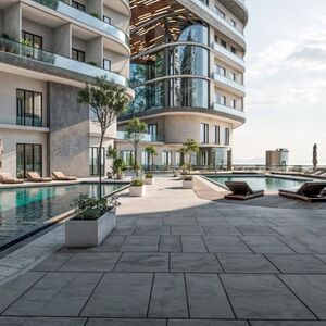 Two-bedroom apartment, 70 m², pool view