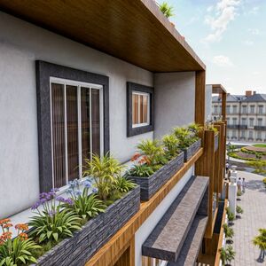 Pool View Apartment in Magawish Panorama, 58 m²