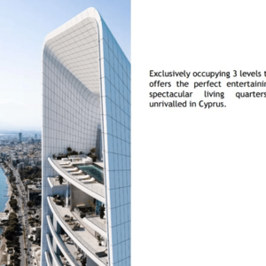 Penthouse 926 m2 Beachfront 5-Bedroom apartment, High ROI 