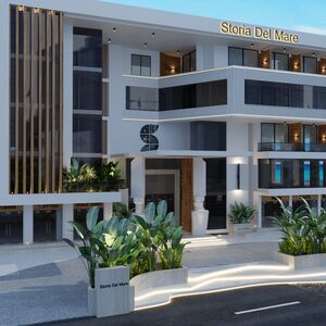 69 m² Apartment with Pool View and Private Beach