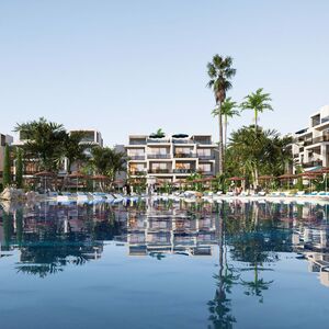  118m² Apartment with Garden & Pool View 2 Bedrooms + Living