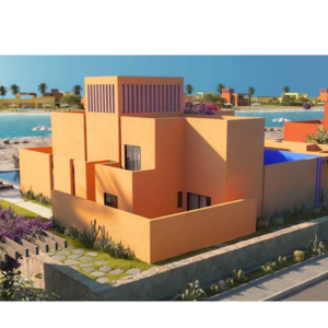 Sea View 1-Bedroom Hexagon Apartment Port Ghalib