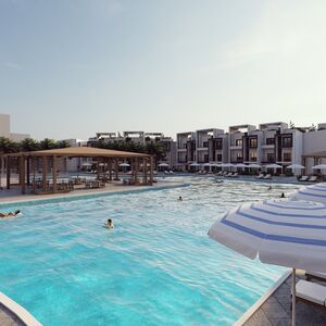 2beds apartment 86sqm +86sqm roof pool view in hurghada