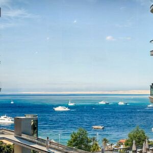 2-Bedroom with Sea & Pool View in the Heart of Hurghada 