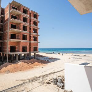 Sea View Studio in a Beachfront Resort in Hurghada